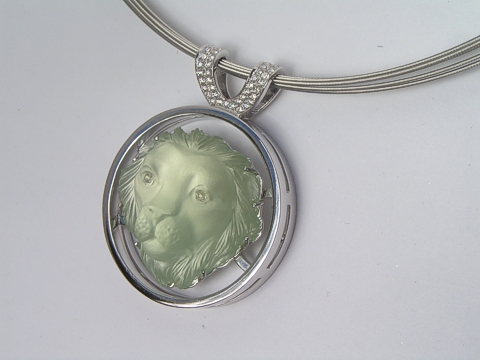 Aquamarine Carving