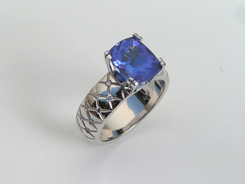 Green Tourmaline Ring
