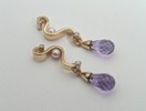 amethyst earrings