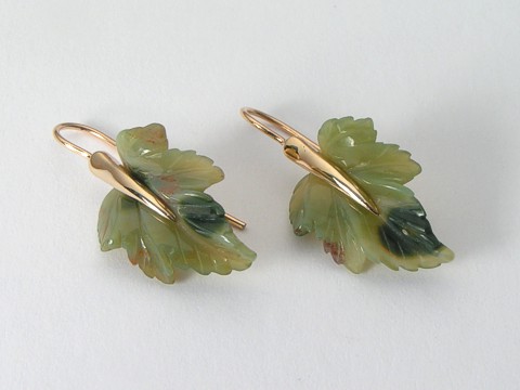 amethyst peridot earrings