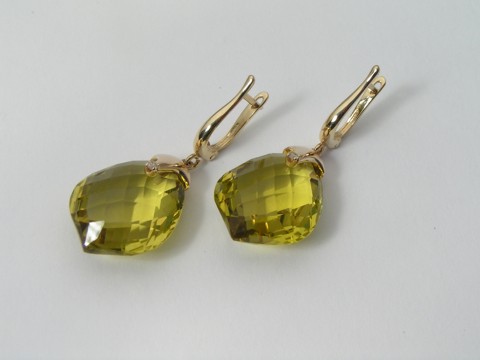 Blue topaz earrings